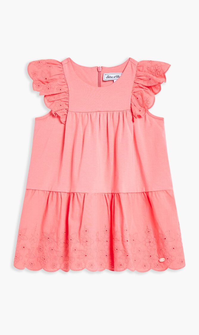 BLUSH TIERED DRESS