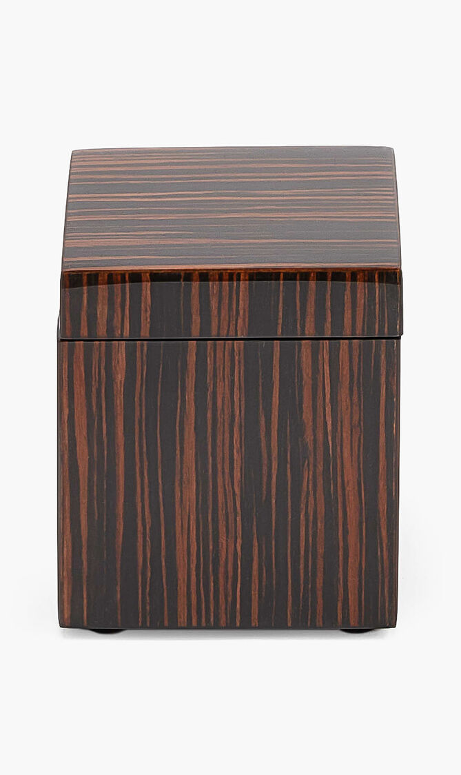 Macassar Ebony Cube Box