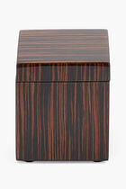 Macassar Ebony Cube Box