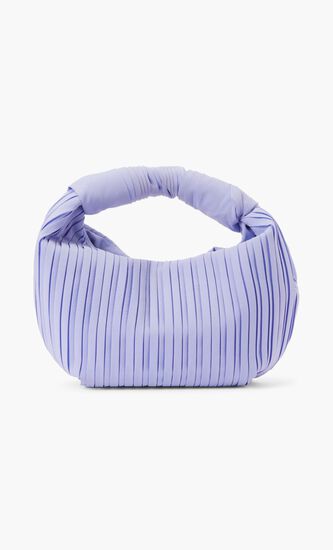 Neptune Mini Pleated Fabric Hobo Bag