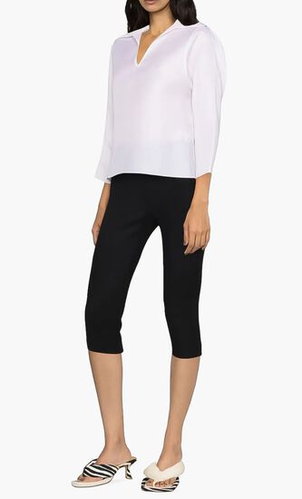 Crepe Cropped Pant