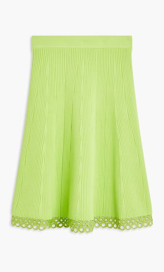 LIVINA COMPACT CROCHET RINGS MIDI SKIRT