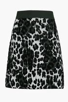 Leopard Jacquard Skirt