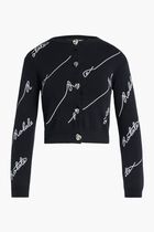 KIAAN SEQUIN LOGO CARDIGAN