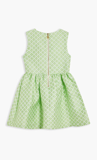 URSULA HEART BOW DRESS GREEN