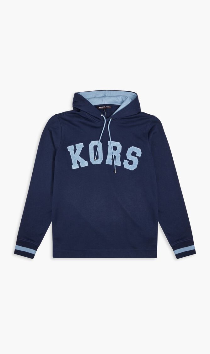 Cotton Blend Rugby Hoodie