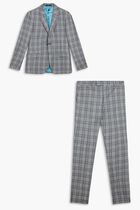 Checks Two Button Suit Set