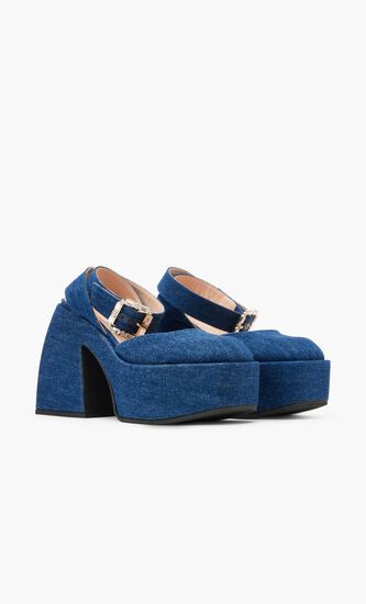 No11-30-16 Bulla Sofia Dark Jeans Heels