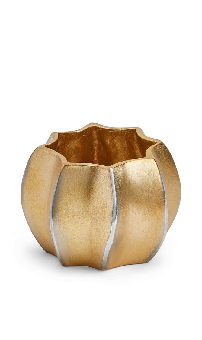 Desert Napkin Ring in Gold & Silver