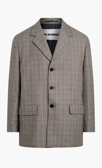 JACKET 14 FINE MOULINE CHECK TAILORING