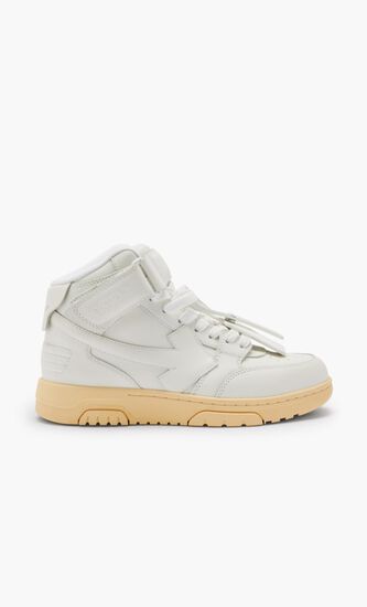 OUT OF OFFICE MID TOP LEA WHITE WHITE