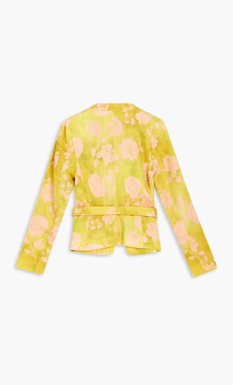 Printed Rose Romance Blazer