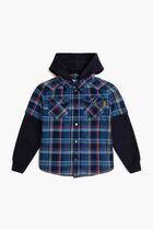 Chequered Long Sleeve Hoodie