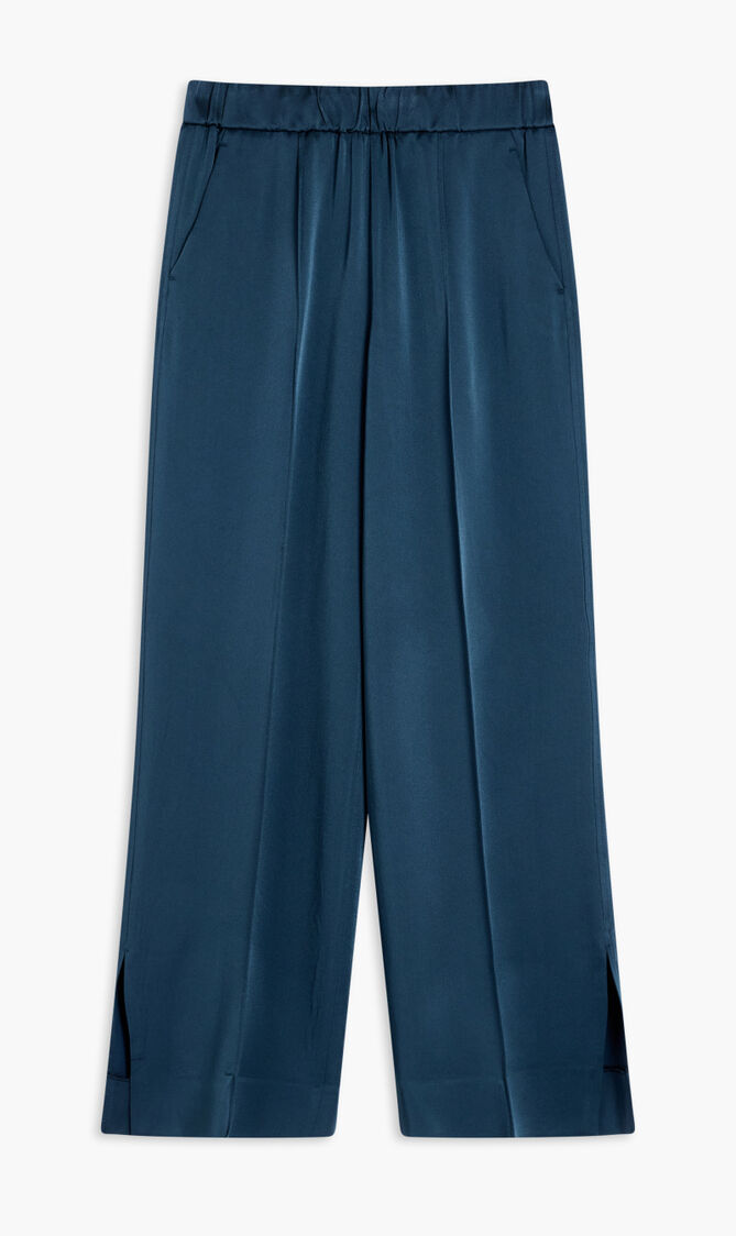 High Rise Straight Pant In Crepe