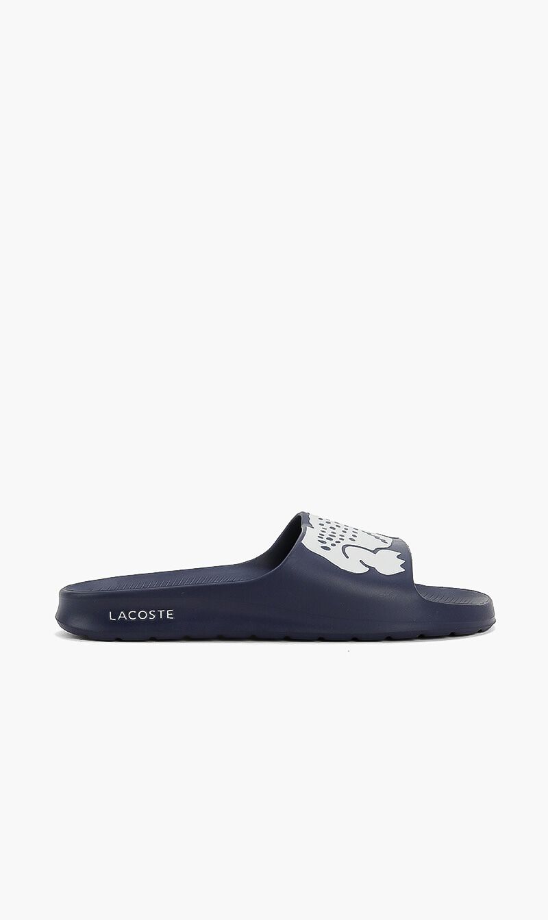 Lacoste deals croco slides