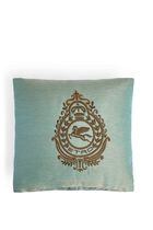 Crest Embroidered Cushion