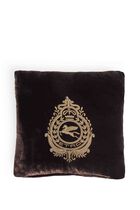 Crest Embroidered Cushion