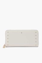 White Dotted Wallet