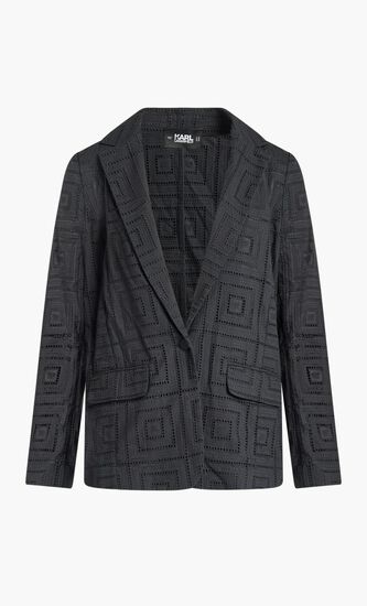 KL BRODERIE ANGLAISE BLAZER