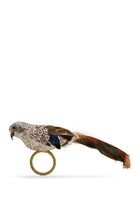 Glam Bird Napkin Ring in Multi