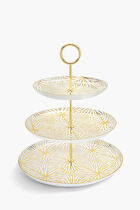 Lily Pad 3 Tiered Platter