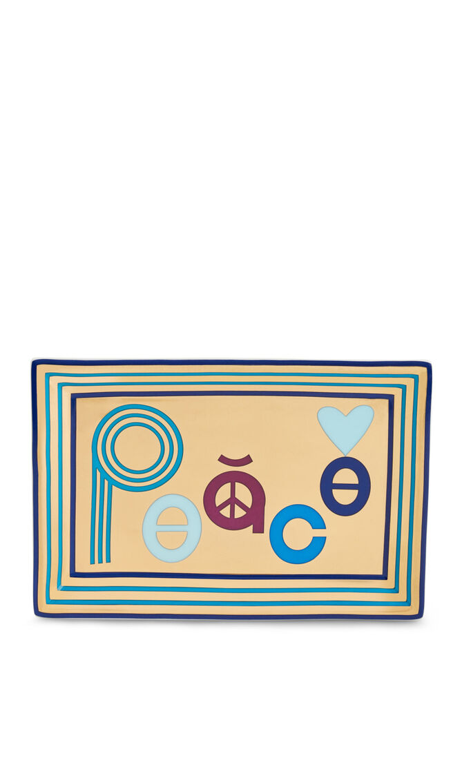 Peace Rectangle Tray