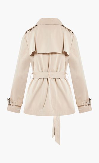 Coated Cotton Shorts Trench