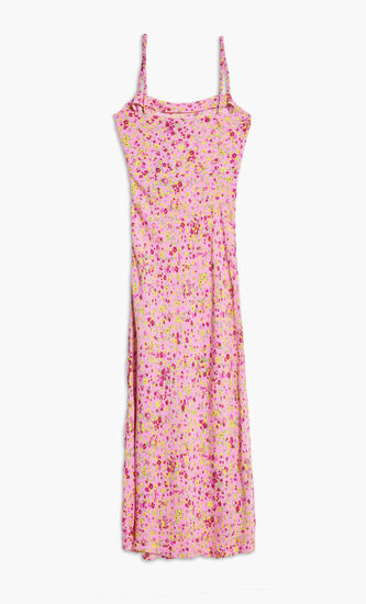 GOBI JACQUARD MIDI SLIP DRESS