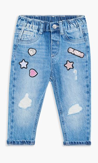 Denim Mom High Rise Pants