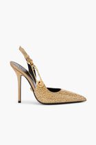 Sling Back Pumps 110 Safety Pin Strass