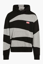 Dazzle Striped Oversize Hoodie