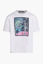 OIL ON CANVAS REGULAR TEE WHITE MULTICOL