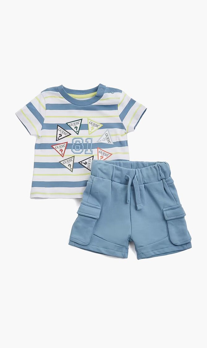 SET YD SS T-SHIRT+ACTIVE SHORT