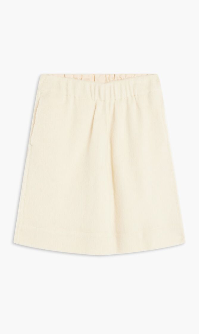 Brushed Wool Relaxed Fit Shorts