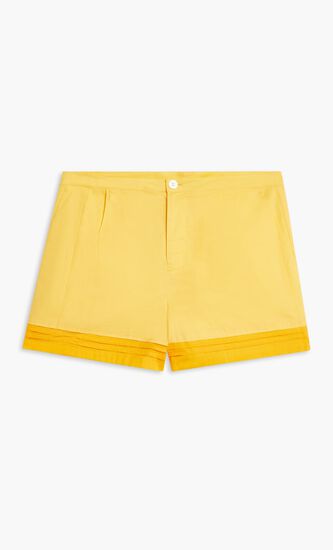 LEON SHORT WOMENS WOVEN COTTON SHORT