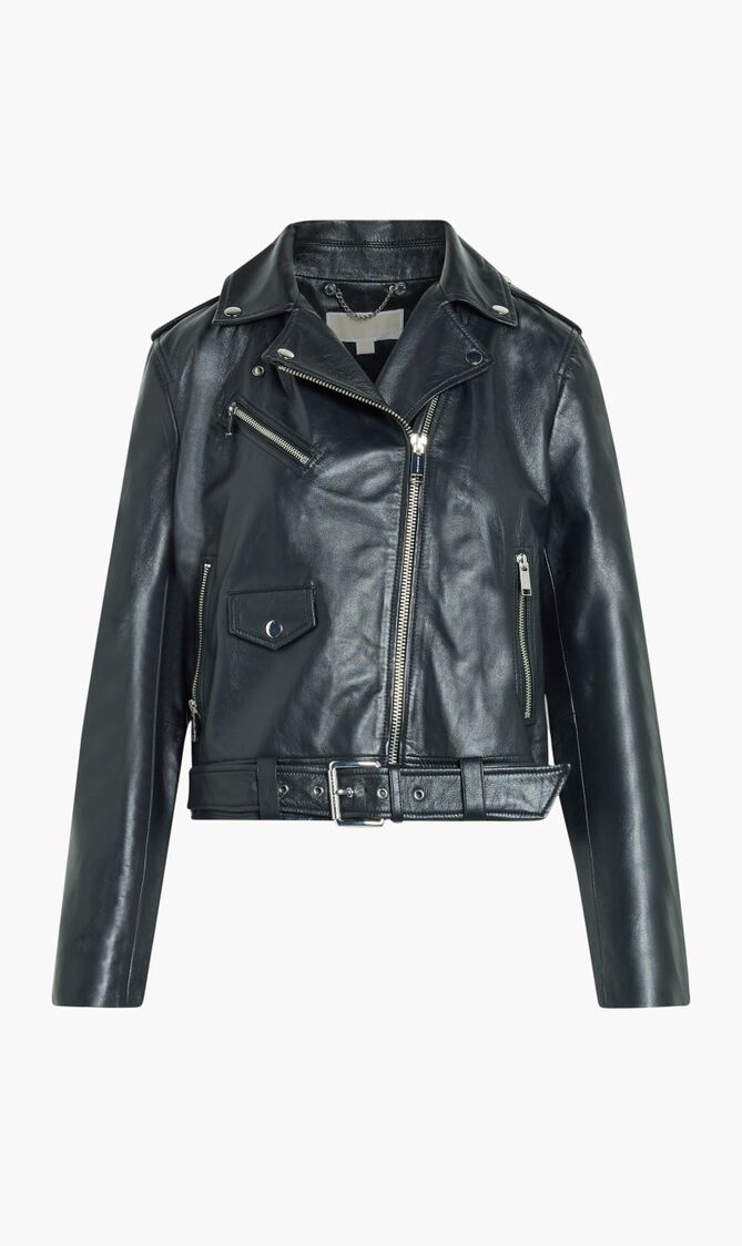 Classic Leather Moto Jacket