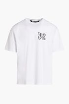 PA MONOGRAM REGULAR TEE WHITE BLACK