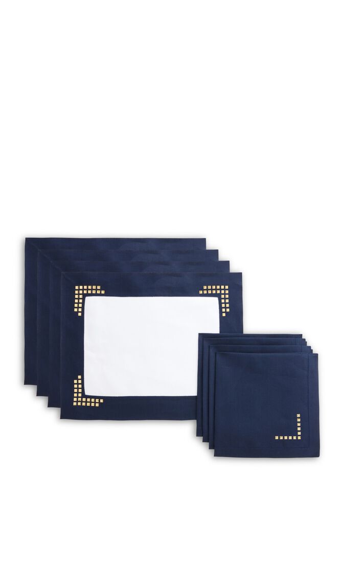 Scalla Set of 4 Placemats & Napkins