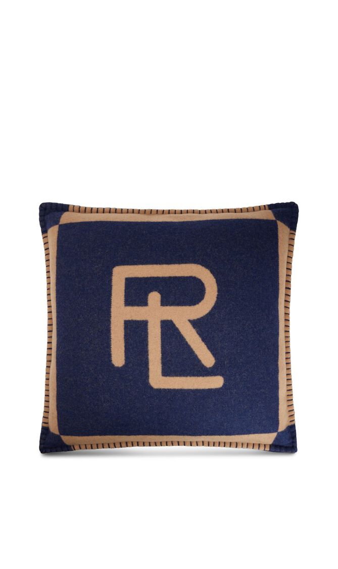 Northam Camel And Navy Cushion