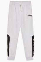 Paneled Joggers With Vertical Graphic