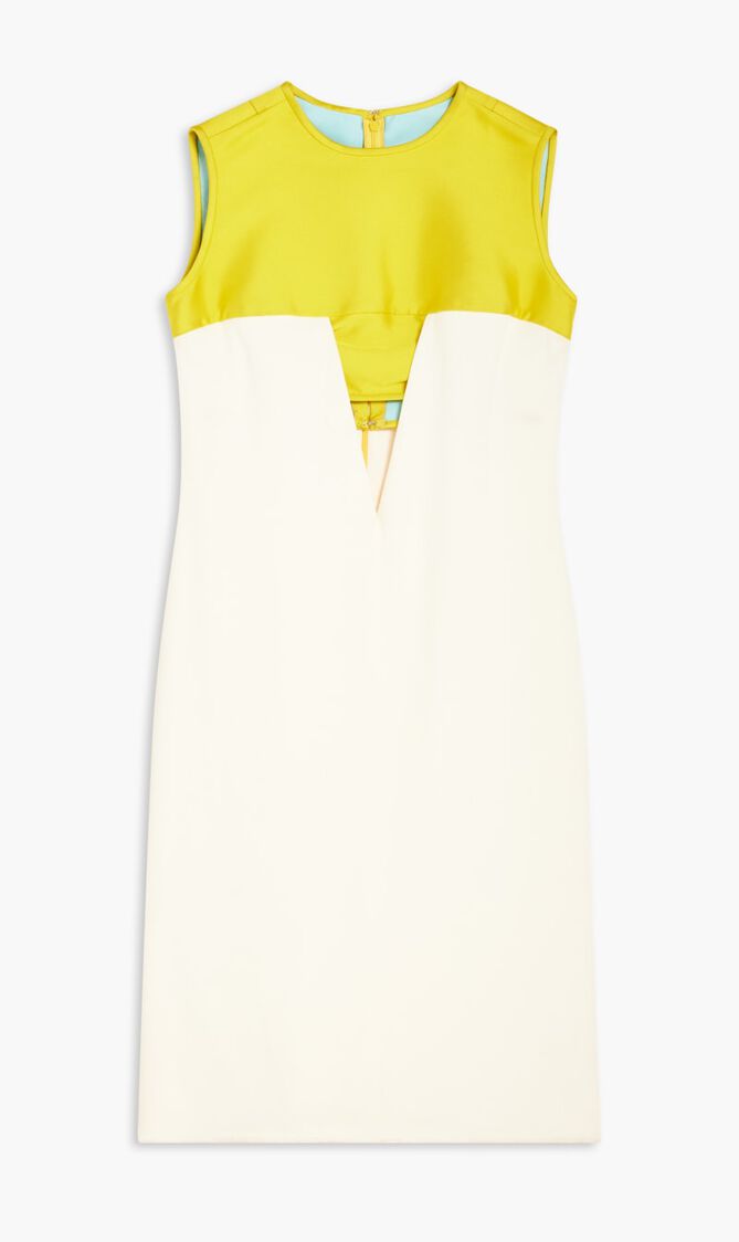 Sleeveless Zipped Gown