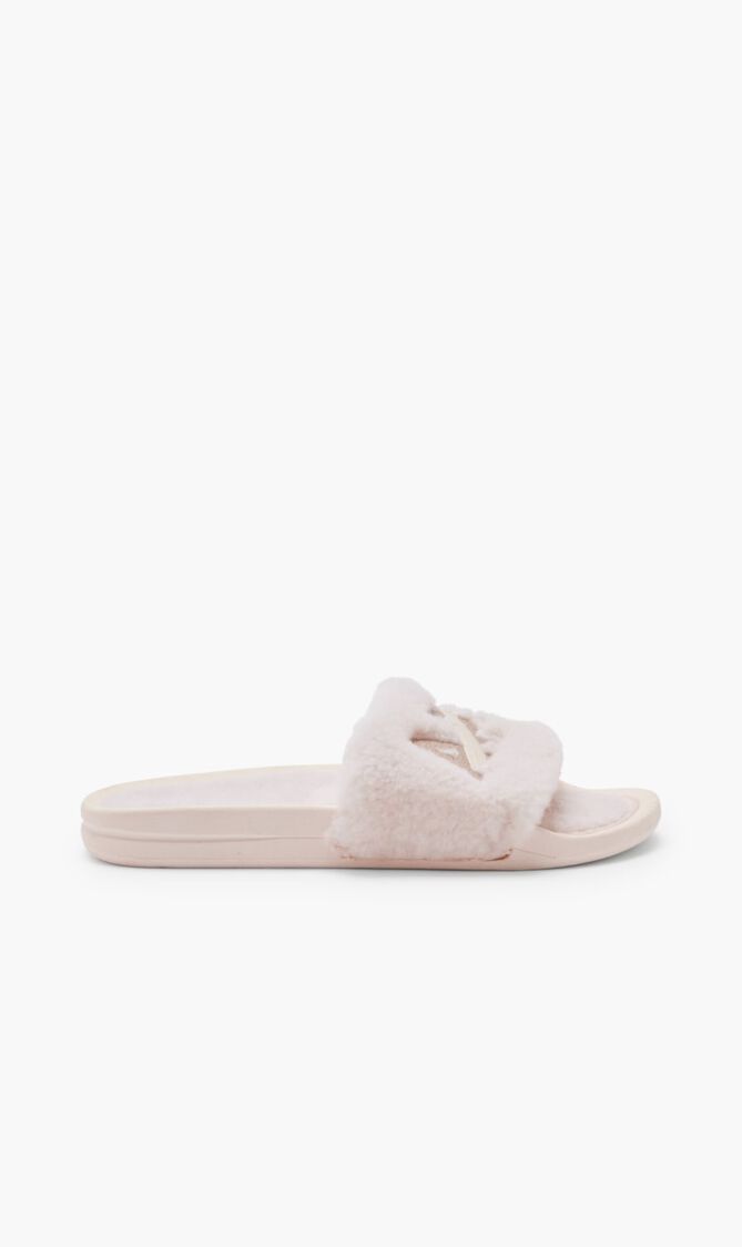 SHEARLING SLIDE