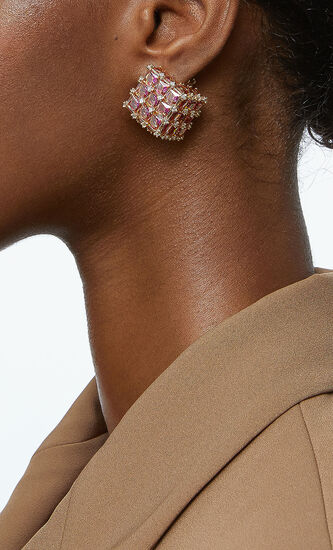 Curiosa Jewel Stud Earring