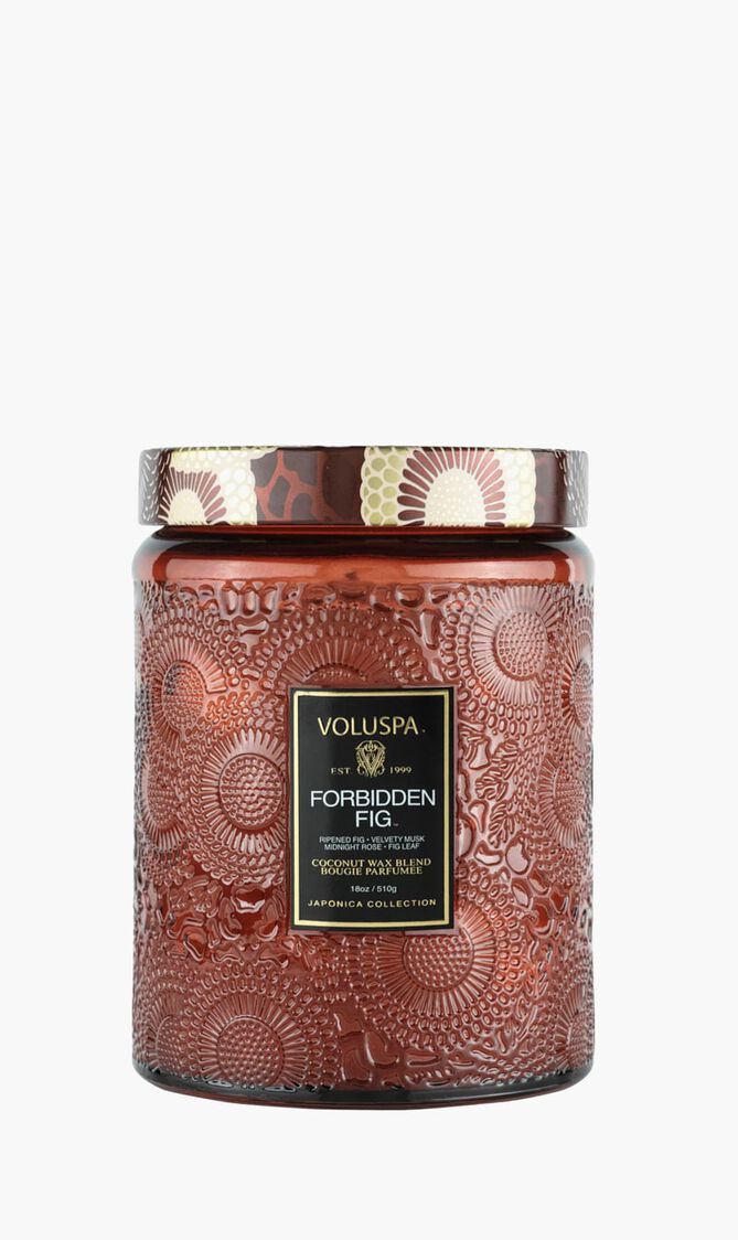 Forbidden Fig Large Jar Candle