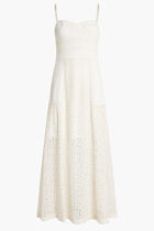 VIDA UTILITY LACE STRAPLESS MAXI DRESS