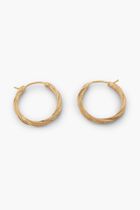 Avp Yellow Gold Burattato Earings