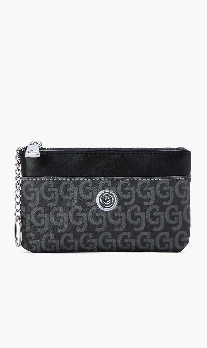 Black Embossed Wallet