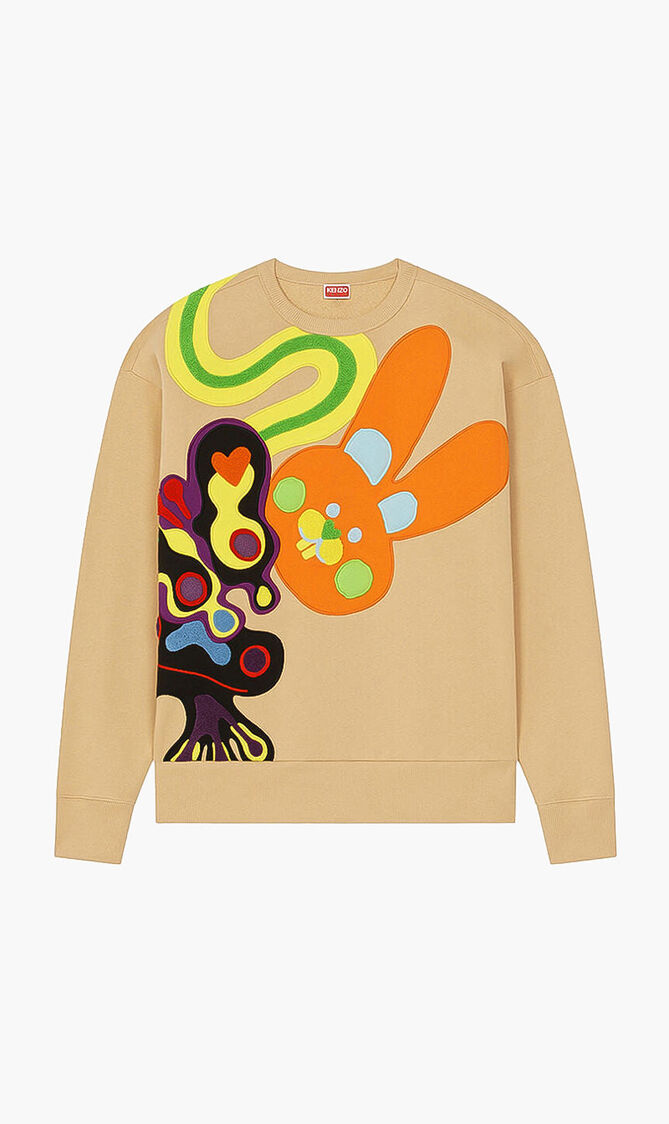 Abstract Oversize Sweatshirt