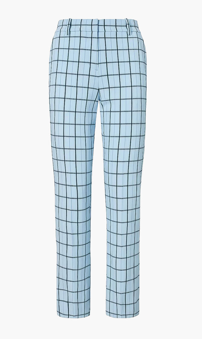 Chequered Belted Pants