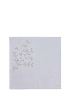 CDU WHITE CHRISTMAS HOLLY NAPKIN 46 X 46